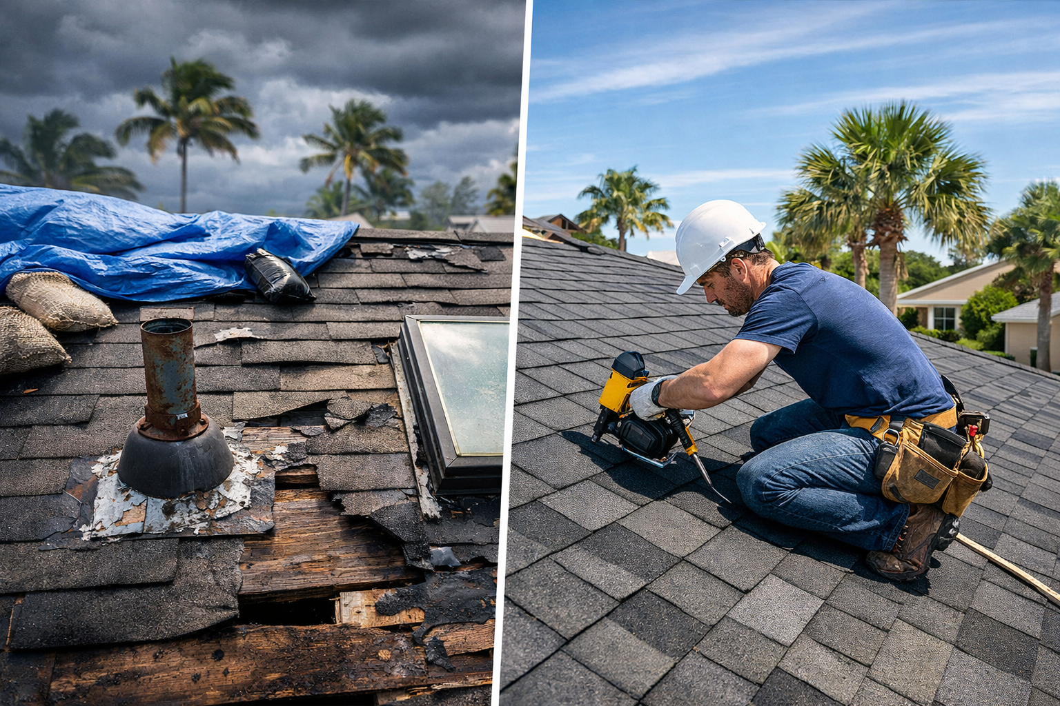 Apex Roofing 911 roof repair and new roof installation support for South Florida properties